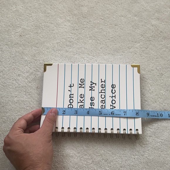 NWT Novelty spiral Notebook - Picture 6 of 7